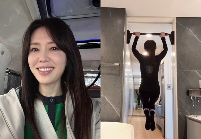 노란 수영복에 섹시한 몸매 어필하는 존예 처자