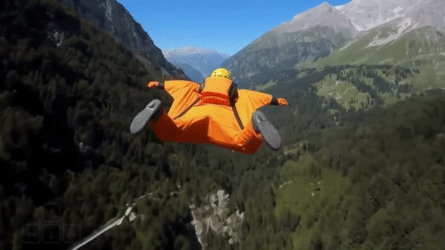 프로젝트 지니로 만든 스카이다이빙 장면. 키보드로 화면 이동이 가능하다(이미지=구글)