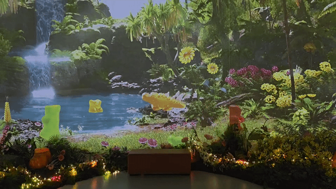 '야생젤리 보호구역' 콘셉트로 꾸며진 웰컴 투 젤리섬. [사진=전다윗 기자]