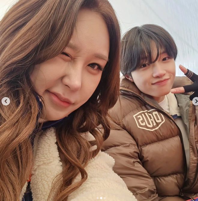 ‘25kg 감량’ 풍자, 연예계 대표 소두남 옆에서도 밀리지 않는 얼굴 크기...‘다이어트 자극 투샷’