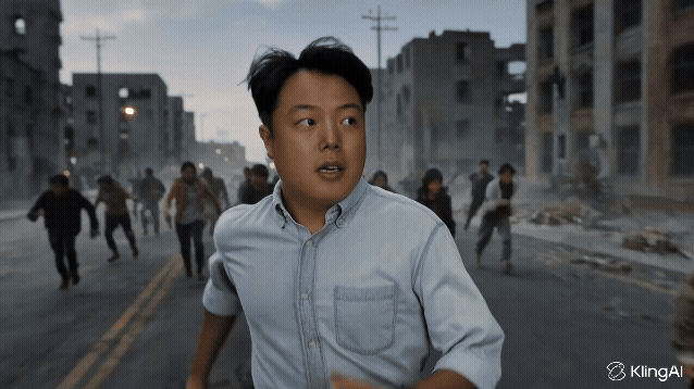 ‘클링 2.6’에서 증명사진을 사용해 만든 좀비물 영상. (영상=클링)