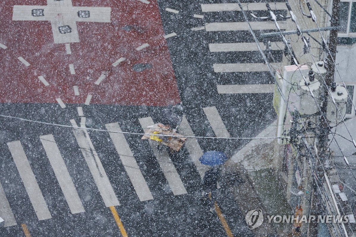 2월 하순에 10㎝ 이상 '폭설'…영남권 내일 새벽까지 눈비