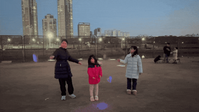 강서하 양과 동생들/사진=김지은 여행+ 기자