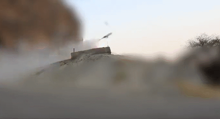 이란 혁명수비대가 국영 매체를 통해 공개한 드론 무기 터널 영상 갈무리