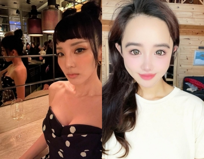 노란 수영복에 섹시한 몸매 어필하는 존예 처자