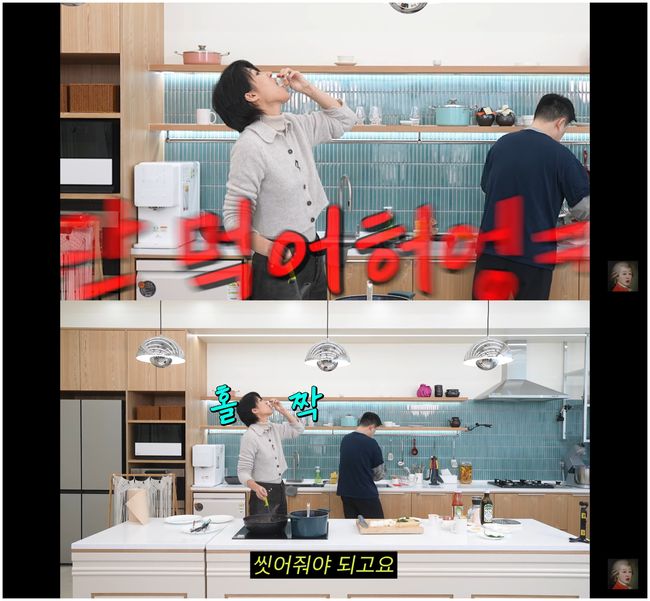 노란 수영복에 섹시한 몸매 어필하는 존예 처자