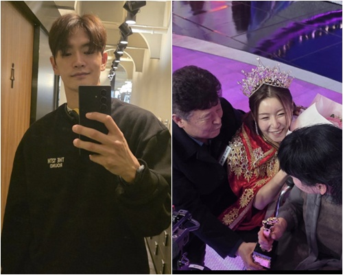 노란 수영복에 섹시한 몸매 어필하는 존예 처자