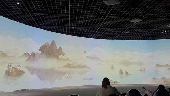 대구 간송미술관에서 상설 전시 중인 작품 '흐름'/사진=김아름 기자 armijjang@