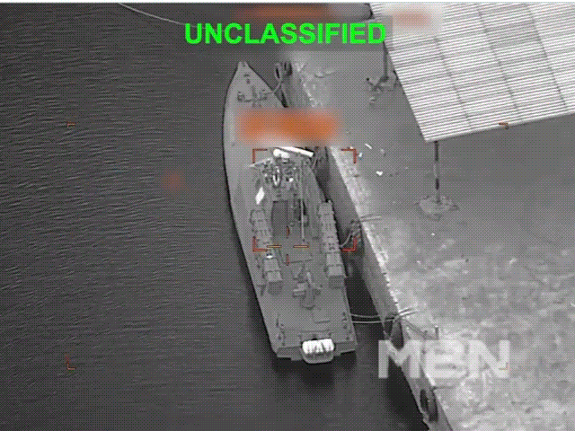 미 중부사령부가 공개한 호르무즈 해협 이란 해군 선박 공격 영상. 사진=미 중부사령부(U.S. Central Command) 엑스(X) 캡처