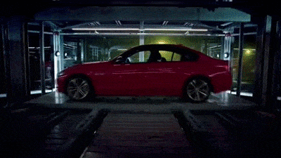 카바나 자동차 자판기의 작동 모습