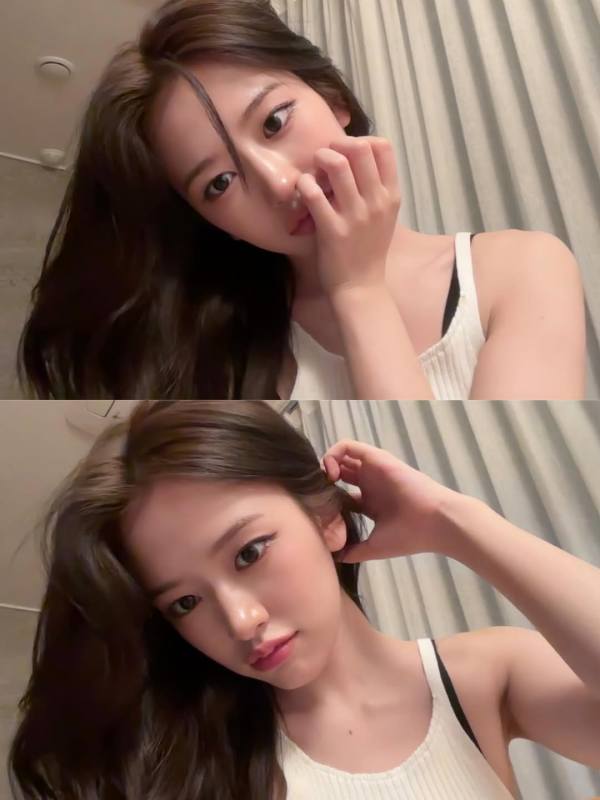 노란 수영복에 섹시한 몸매 어필하는 존예 처자