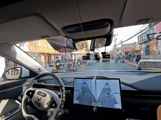 포니AI 주행영상. 베이징(중국)=이승진 기자