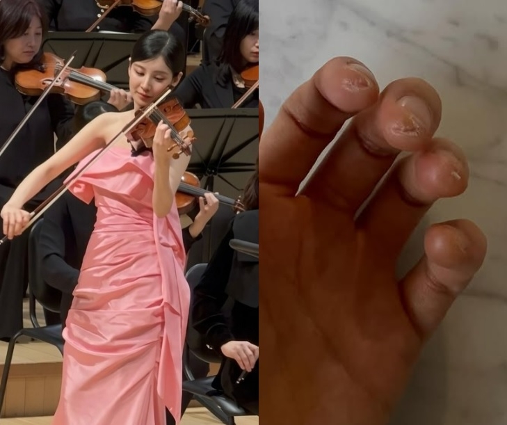 노란 수영복에 섹시한 몸매 어필하는 존예 처자