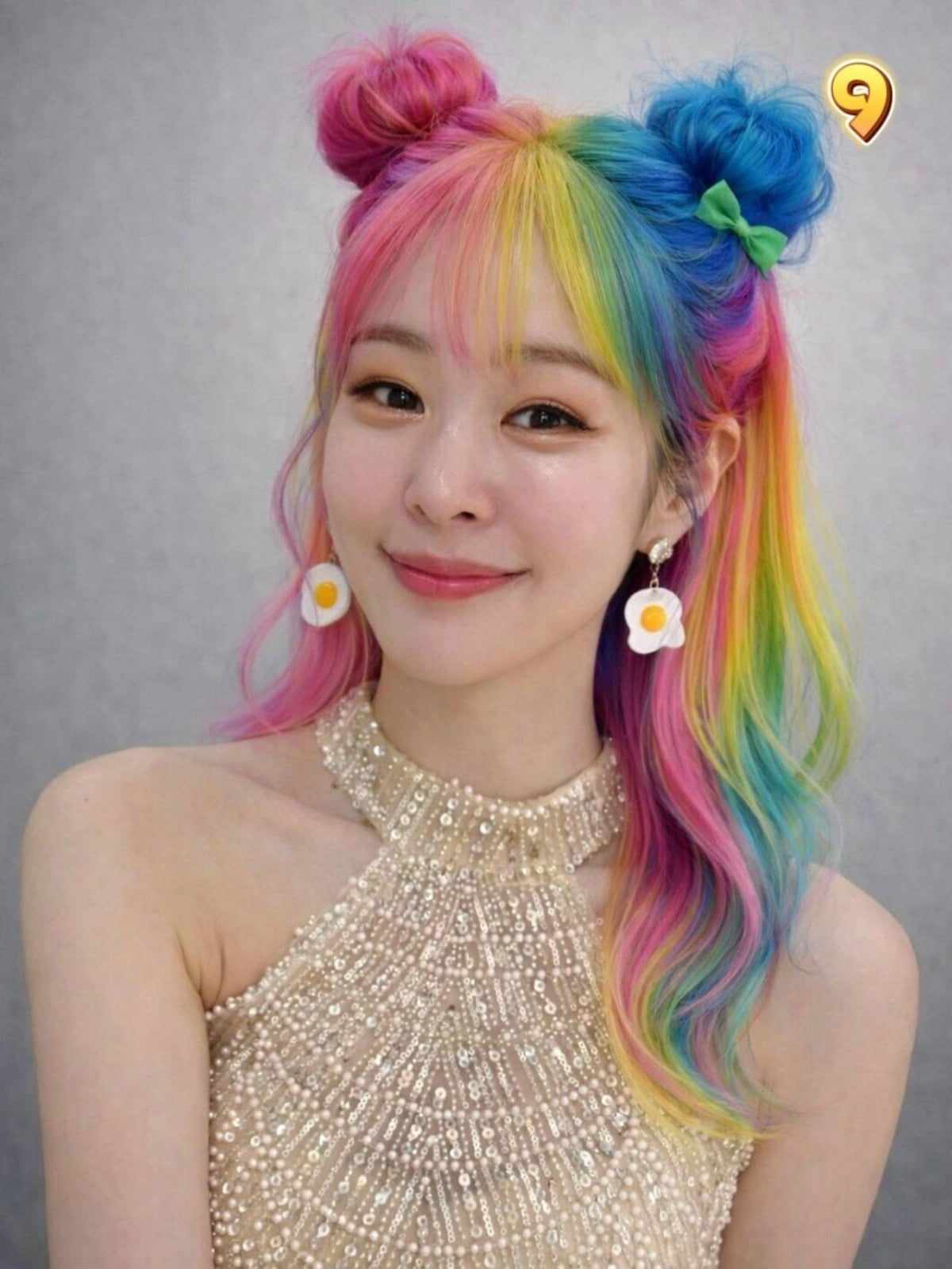 노란 수영복에 섹시한 몸매 어필하는 존예 처자