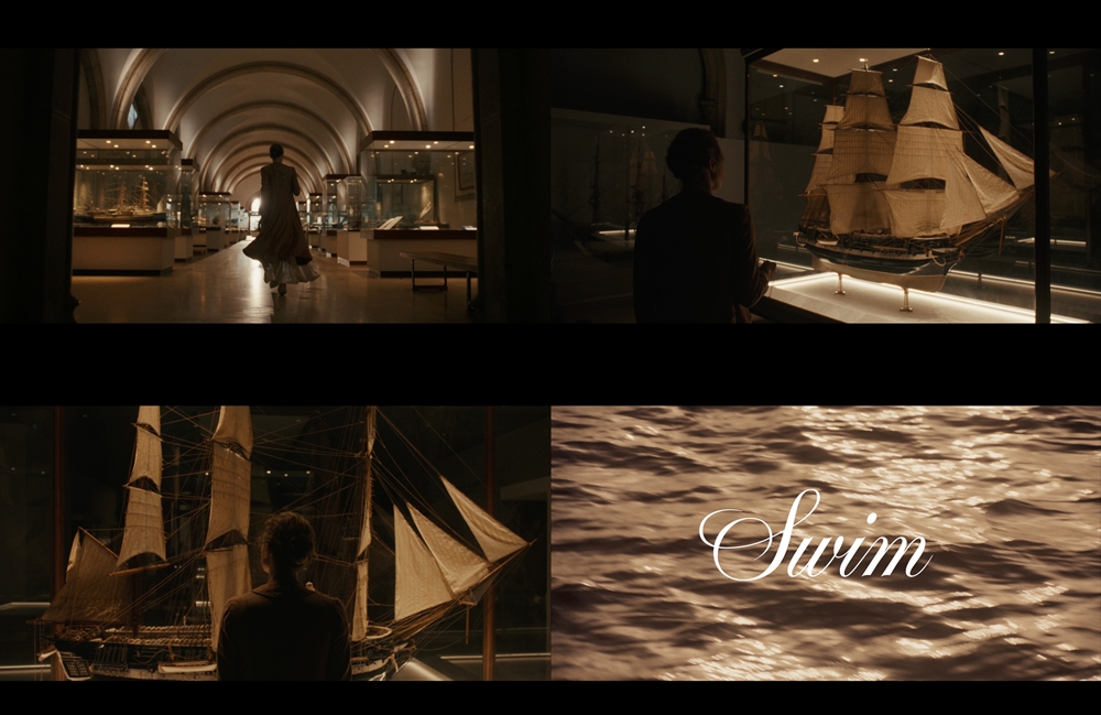 노란 수영복에 섹시한 몸매 어필하는 존예 처자