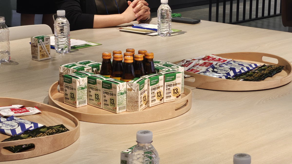 제품 체험 프로그램으로 진행한 풀무원 단백질 음료