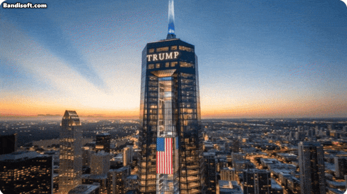 트럼프 도서관 건물 조감도 [에릭 트럼프 X 갈무리]