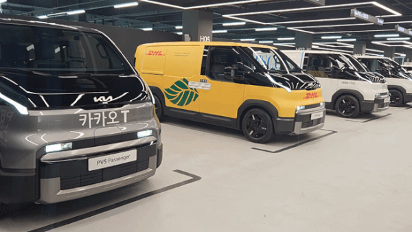 PBV 익스피리언스 센터에 전시된 다양한 PV5 차량들.   2026.4.3. ⓒ 뉴스1 박기범 기자