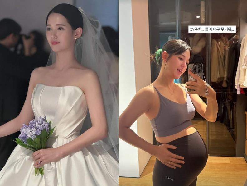 노란 수영복에 섹시한 몸매 어필하는 존예 처자