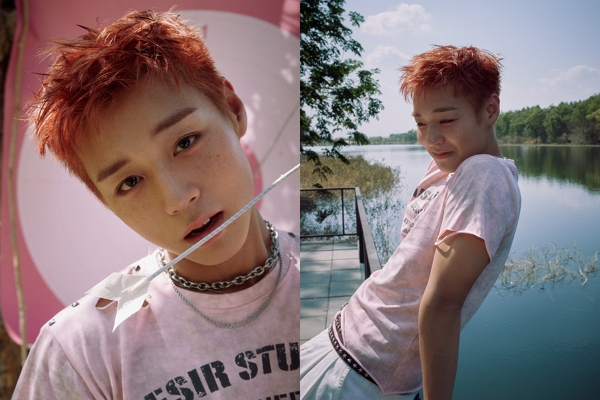 노란 수영복에 섹시한 몸매 어필하는 존예 처자