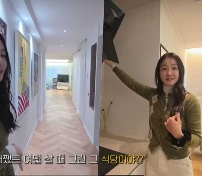 노란 수영복에 섹시한 몸매 어필하는 존예 처자