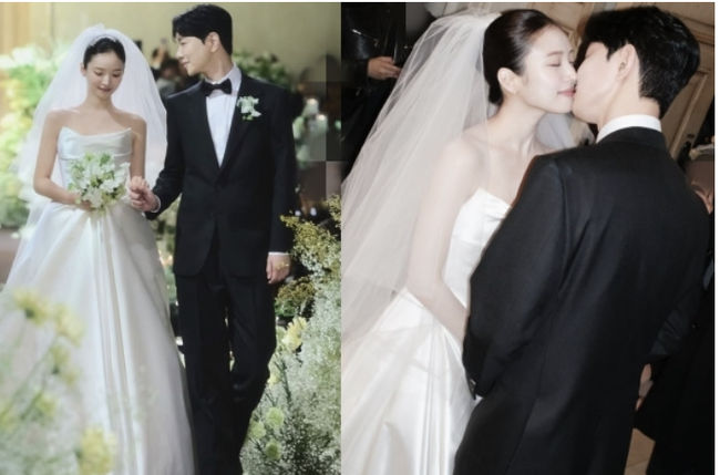 노란 수영복에 섹시한 몸매 어필하는 존예 처자