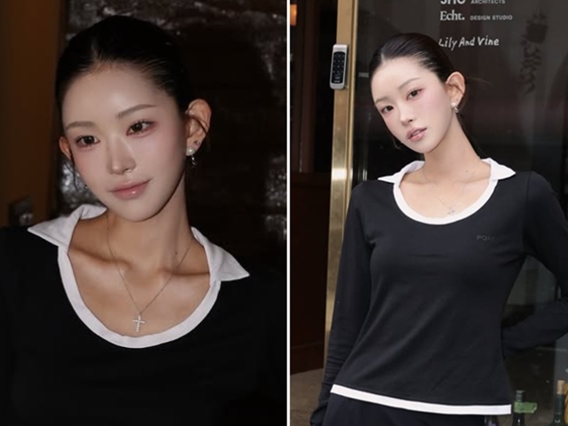 노란 수영복에 섹시한 몸매 어필하는 존예 처자