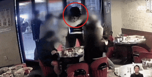 김창민 감독이 지난해 10월 폭행 당했을 당시 영상[JTBC 캡처]