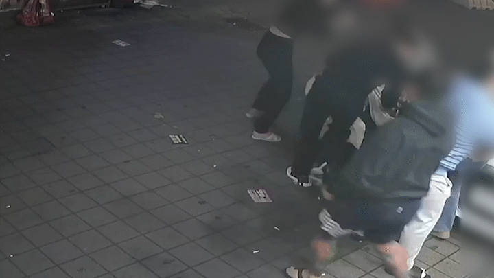 고 김창민 감독 폭행장면 (제공=김 감독 유가족측) *재판매 및 DB 금지