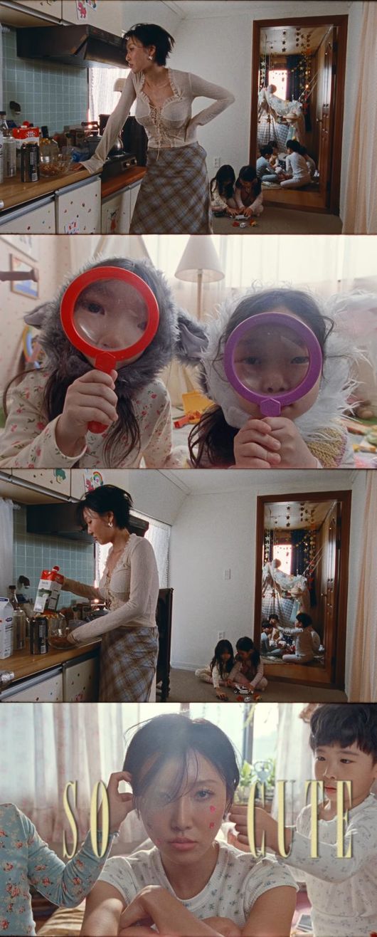 노란 수영복에 섹시한 몸매 어필하는 존예 처자