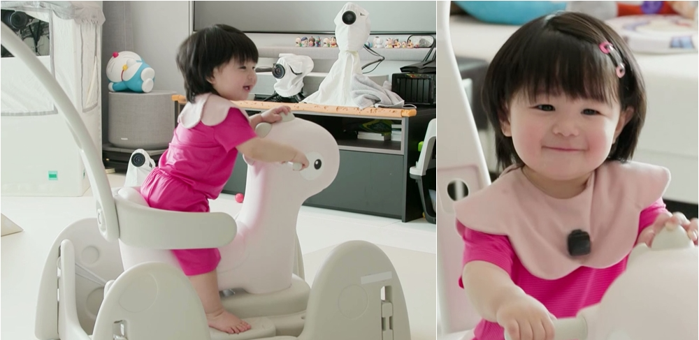 노란 수영복에 섹시한 몸매 어필하는 존예 처자