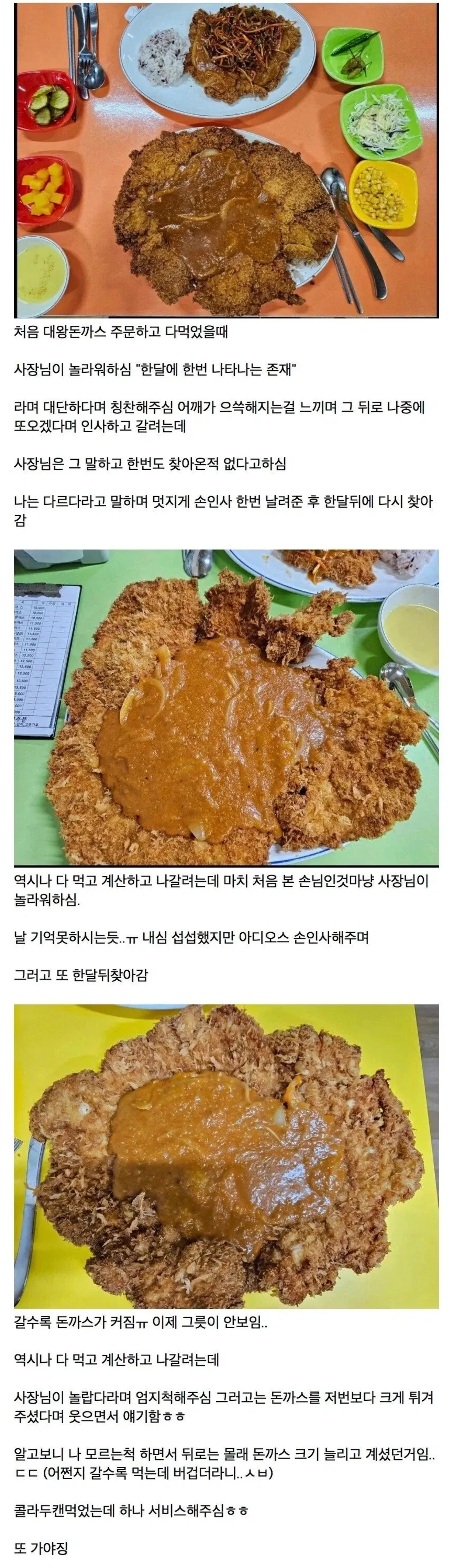 갈수록 점점 커지는 목포 대왕돈까스집 | 인스티즈