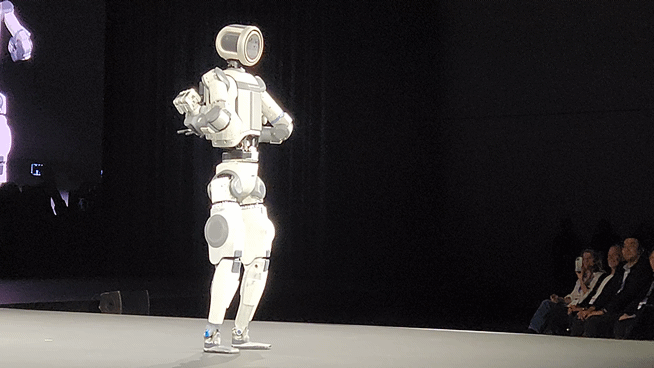 CES 2026에서 소개된 현대차의 차세대 전동식 '아틀라스'./영상=도다솔 기자