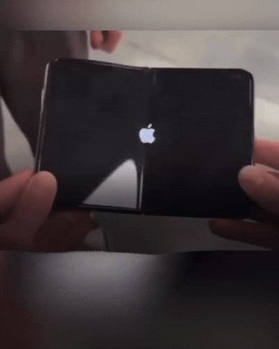 애플의 첫 폴더블 아이폰 유출 영상. [사진=엑스 @소니 딕슨(Sonny Dickson)]