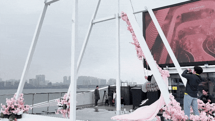 조이스윙 체험 중인 시민/사진=김지은 여행+ 기자