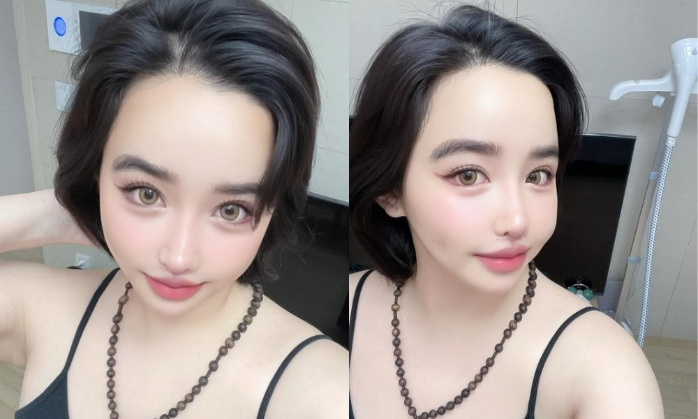 노란 수영복에 섹시한 몸매 어필하는 존예 처자