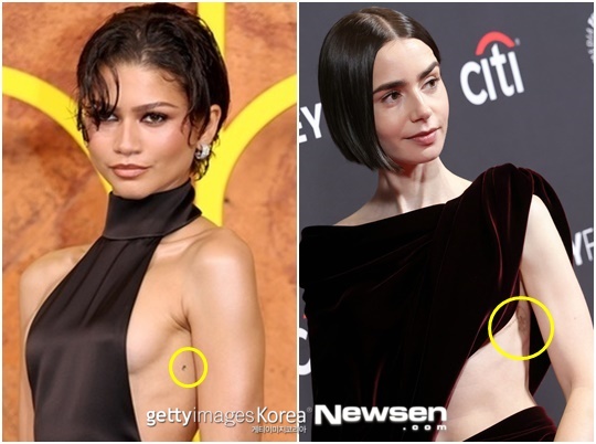 노란 수영복에 섹시한 몸매 어필하는 존예 처자