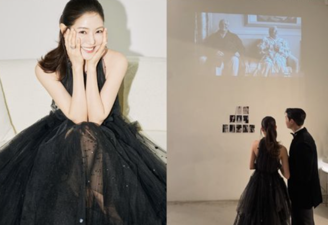 노란 수영복에 섹시한 몸매 어필하는 존예 처자