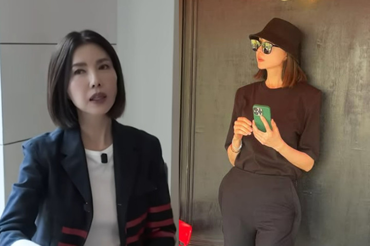 노란 수영복에 섹시한 몸매 어필하는 존예 처자