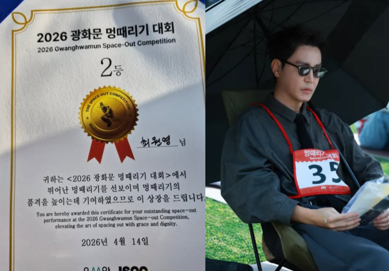 노란 수영복에 섹시한 몸매 어필하는 존예 처자