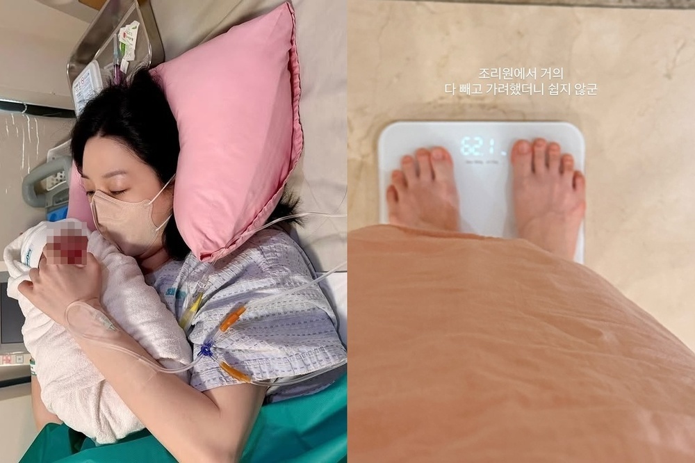 노란 수영복에 섹시한 몸매 어필하는 존예 처자