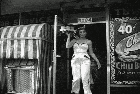 1950년대 미국의 보편적인 문화였던  ‘카홉(Carhop)’