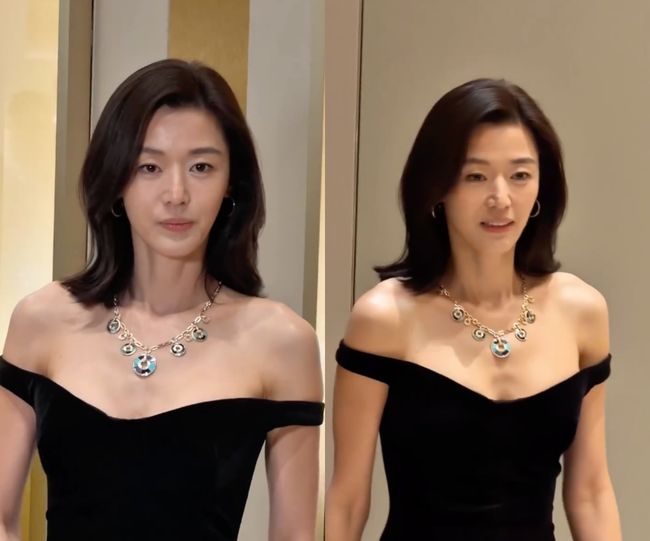 노란 수영복에 섹시한 몸매 어필하는 존예 처자