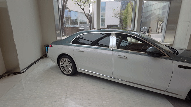 더 뉴 메르세데스-마이바흐 S-클래스. 영상=신용현 기자