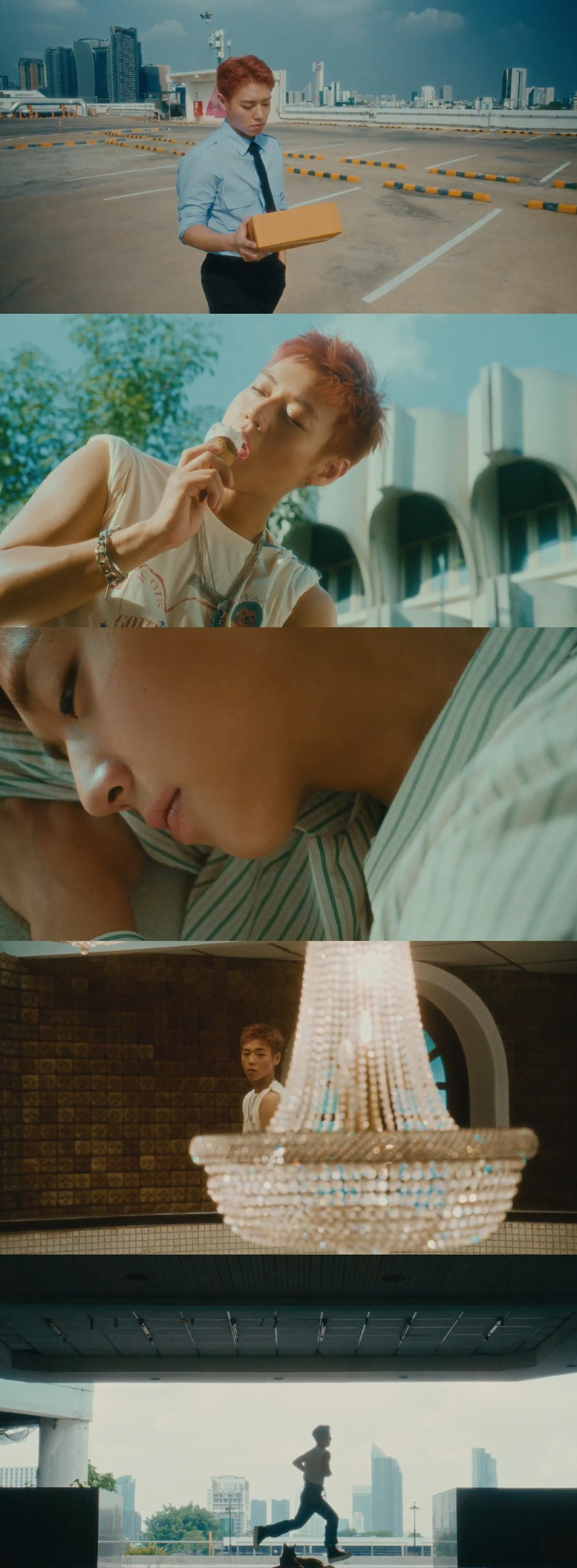 노란 수영복에 섹시한 몸매 어필하는 존예 처자