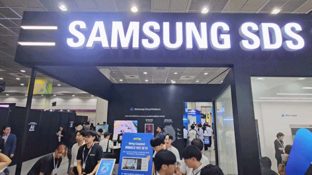 삼성SDS AI페스타 부스 전경 (사진=지디넷코리아 DB)