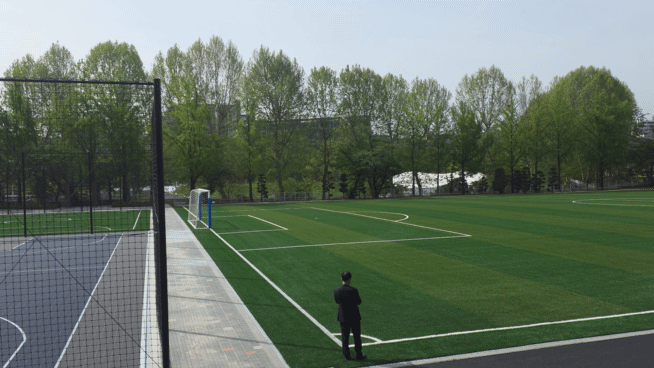 세화고와 세화여고가 함께 사용하는 운동장 공간 /사진=이정우 기자