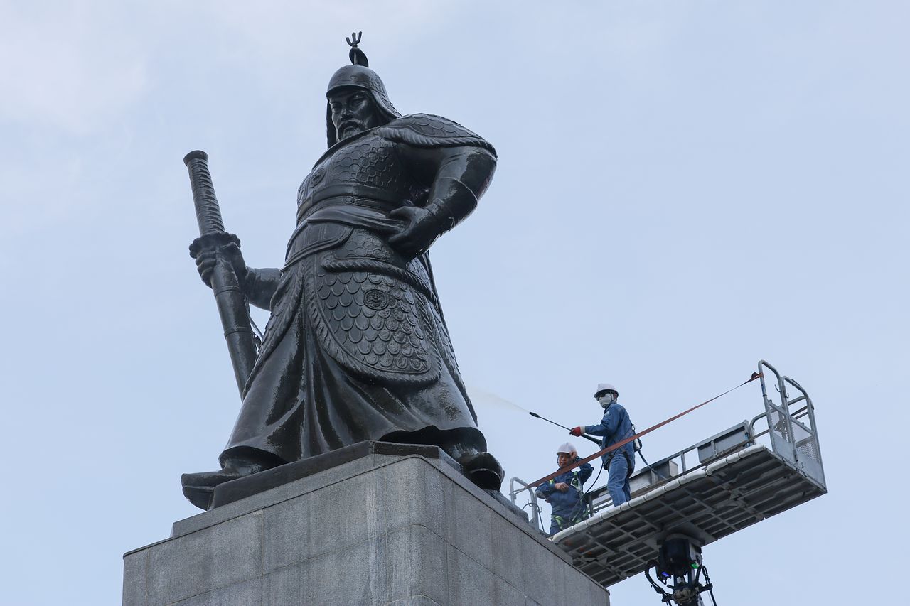 광화문 이순신 장군 동상