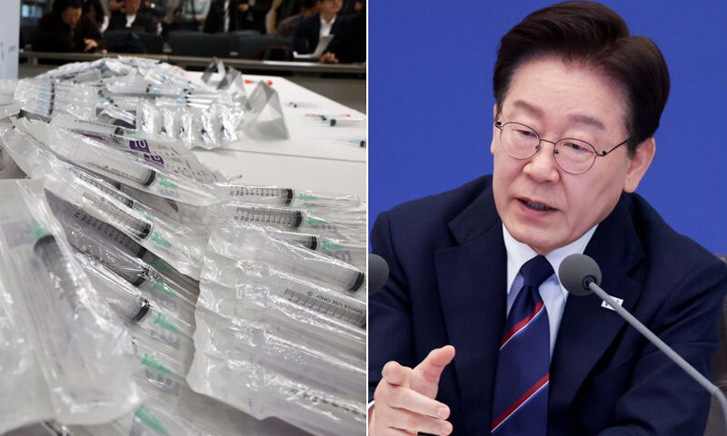주사기 13만개 ‘꽁꽁’…李대통령 “혼자 잘 살면 뭔 재미? 매점매석 단죄”