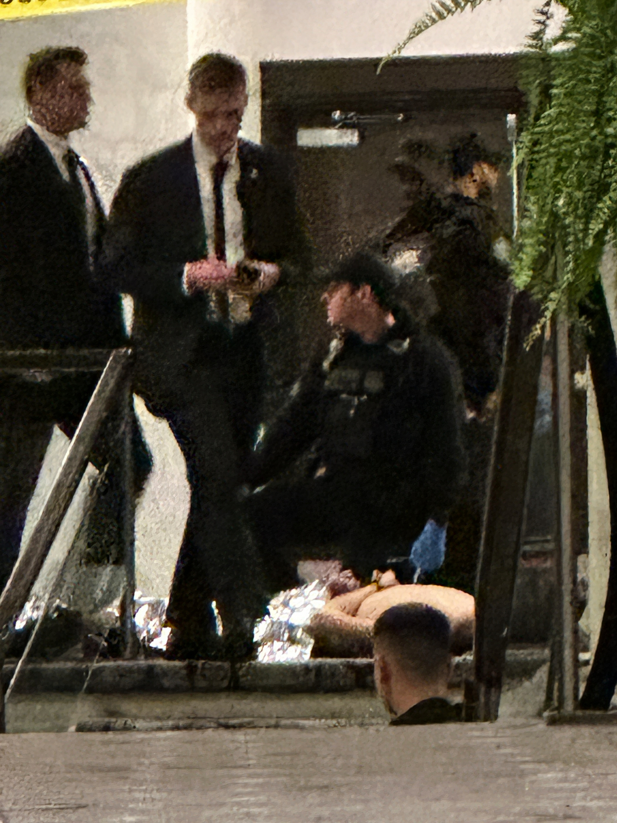 트럼프 만찬장 총격 사건 현장